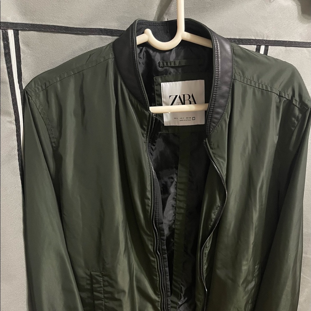 Zara oil Jacket in sale